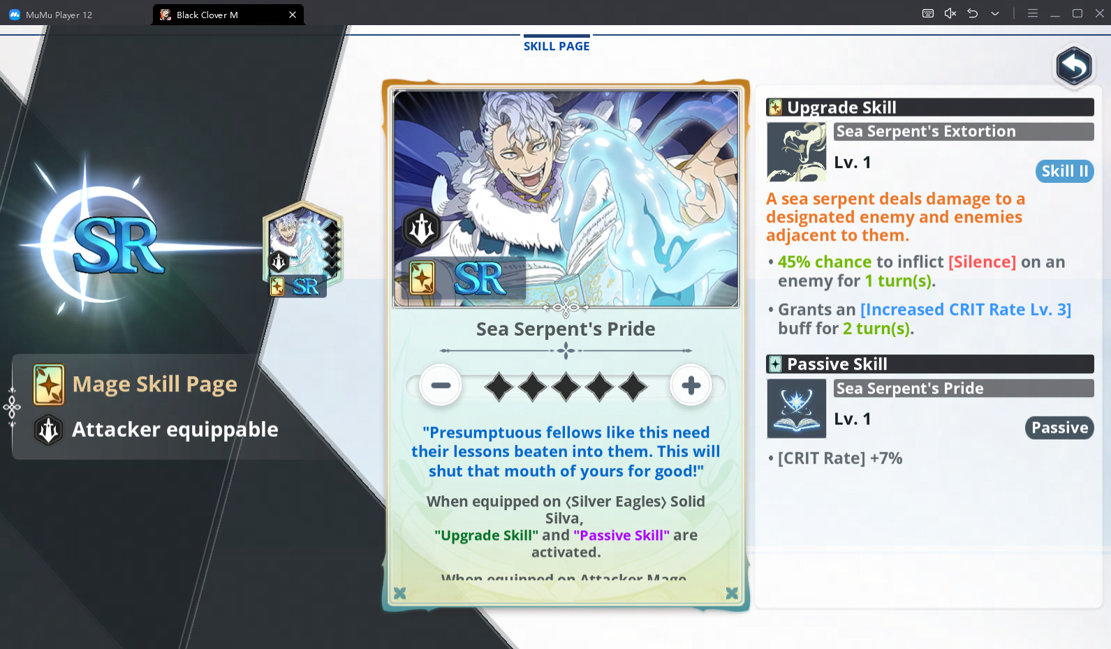 black clover m skill pages guide