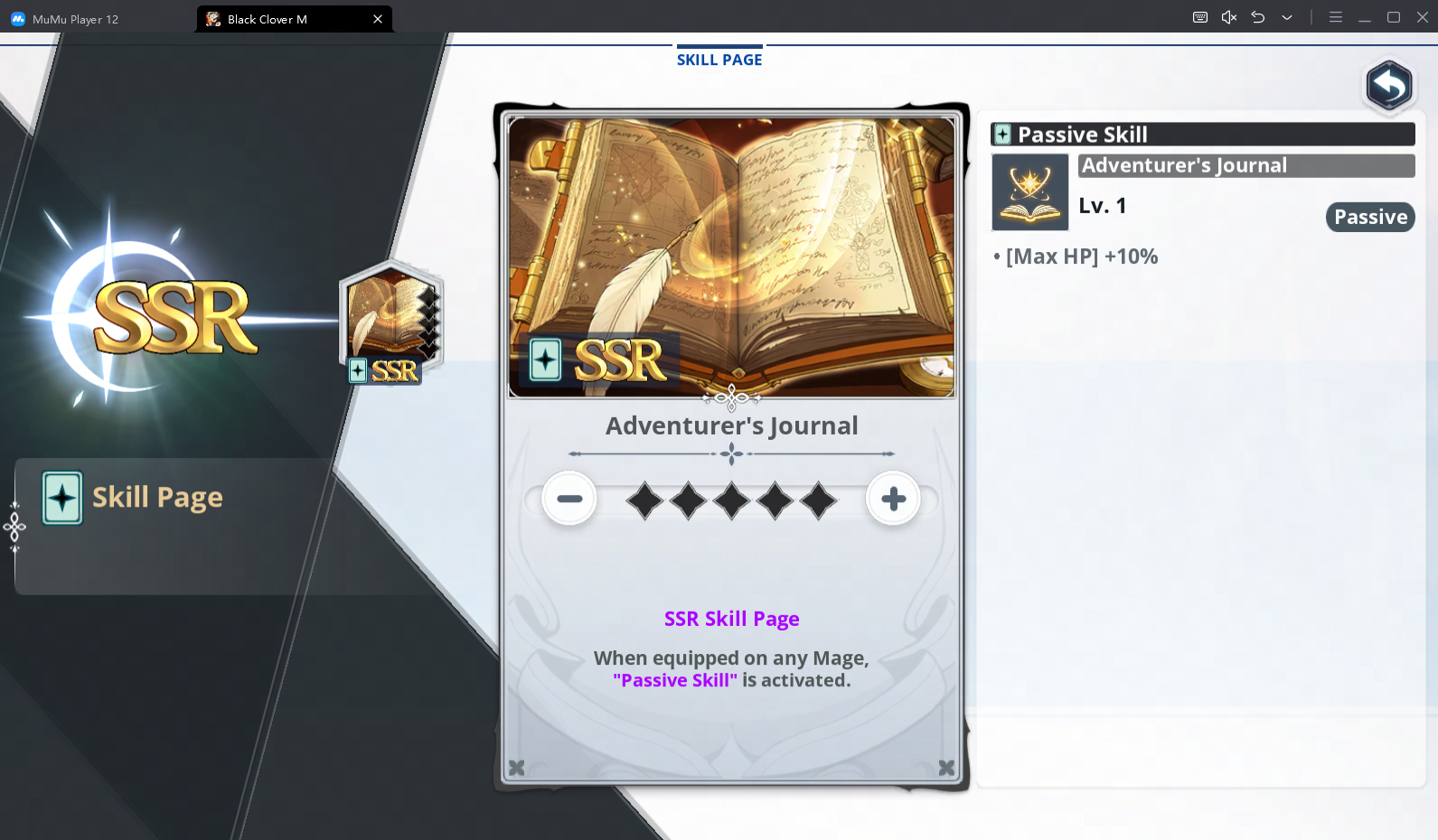 black clover m skill pages guide