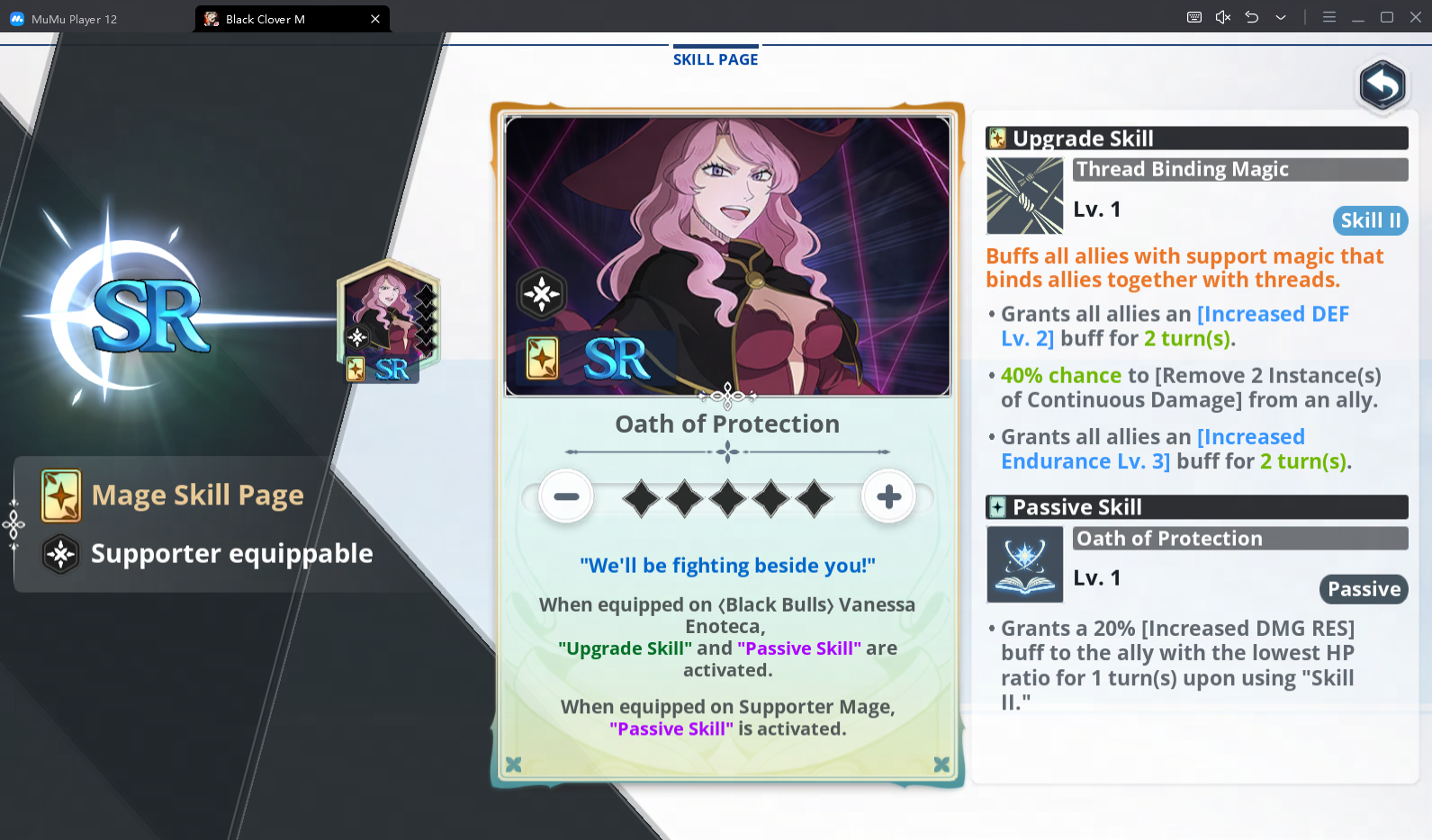 black clover m skill pages guide