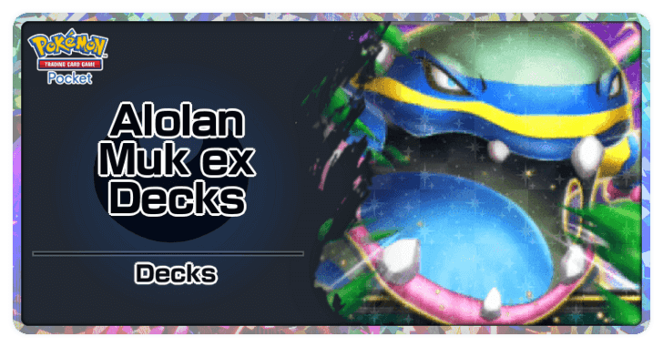 Best Pokémon TCG Pocket Darkness-type Decks - Alolan Muk ex Deck